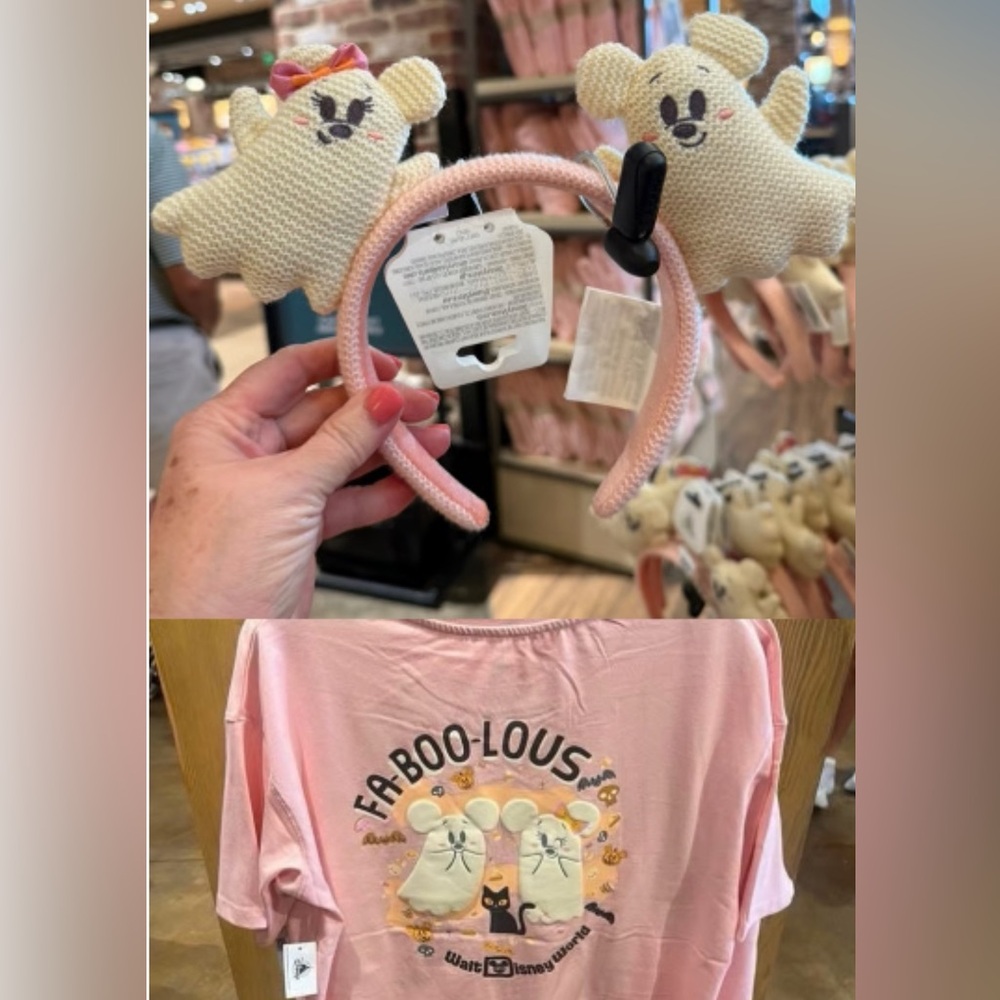 Disney Pink Fa-BOO-lous Ghost T-Shirt and Headband